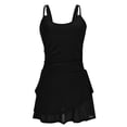 thumbnail image 5 of One Piece Swimdress Swimsuits for Women Scoop Neck High Waisted Tummy Control Modest Swim Dresses Skirt Bathing Suit, 5 of 6