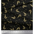 thumbnail image 2 of Soimoi Poly Georgette Fabric Circle,Dot & Prawns Ocean Print Fabric by Yard 52 Inch Wide, 2 of 3