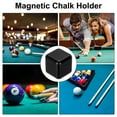thumbnail image 7 of Uxcell Billiard Magnetic Chalk Holder Aluminum Pool Chalk Holder Billiards Cue Chalk Tip Case Black, 7 of 7