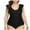 Black, variant on Women's Tummy Control One Piece Swimsuits Long Torso Curvy Halter Bathing Suit