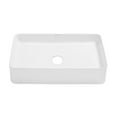 thumbnail image 2 of Concorde 24 Rectangle Ceramic Vessel Sink, 2 of 11