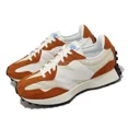 thumbnail image 1 of New Balance 327 NB White Burnt Orange Men Unisex Casual Lifestyle Shoes U327LF-D, 1 of 5