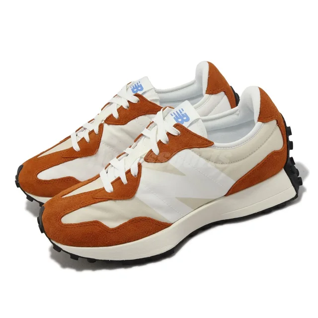 New Balance 327 NB White Burnt Orange Men Unisex Casual Lifestyle Shoes U327LF-D