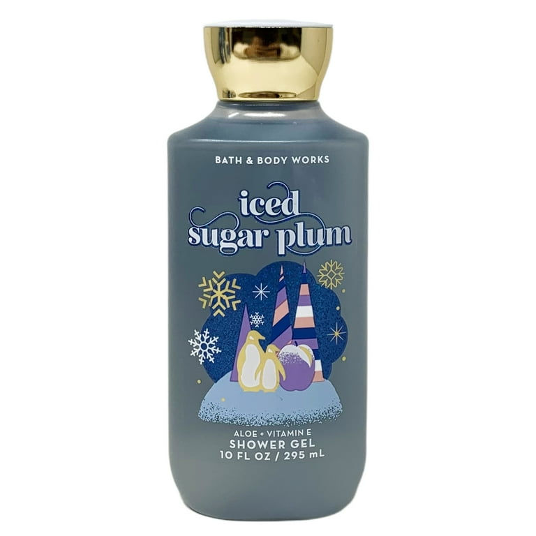 Bath and Body Works Iced Sugar Plum Deluxe Gift Set - 4 Piece