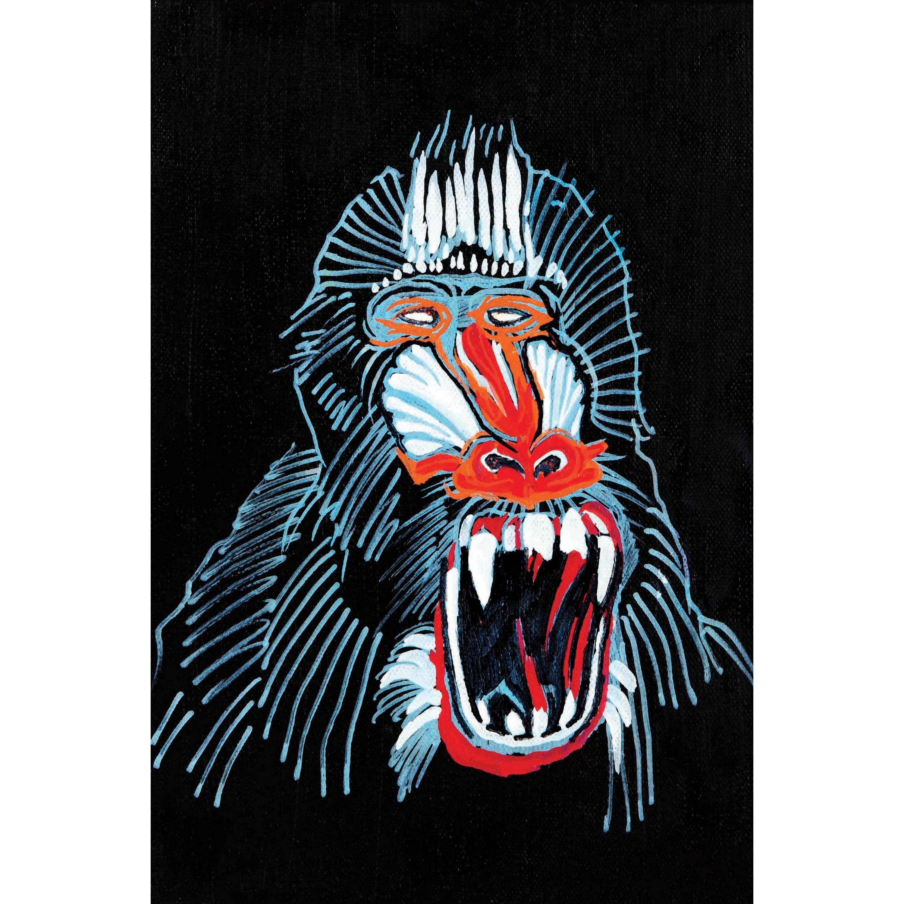 Marmont Hill "Mandrill" Print on Canvas