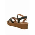 thumbnail image 6 of London Rag Sephone Woven Square Toe Womens Wedges, 6 of 9