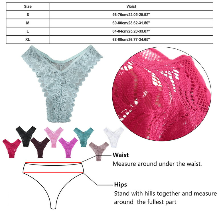 Woman Underwear Lingerie Thong Lace Low Waist High Slit Fashion Seamless  Women's Thong Female Panties Postpartum Underwear for Women after Birth 