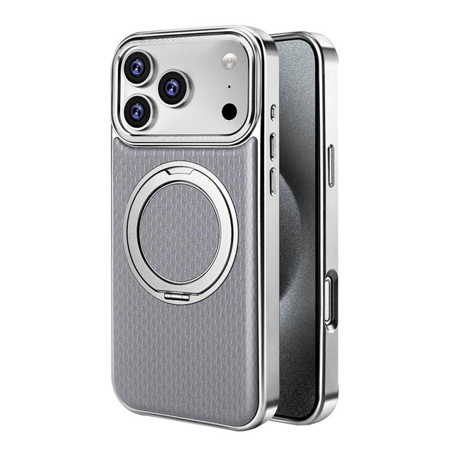 Case For IPhone 17 Pro Max/17 Pro/17 Air/17, Luxury Leather Case Slim Kickstand Cover Magnetic Wireless Charging Shell