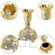 thumbnail image 3 of Set Of 2 Taper Candlestick Holders, Elegant Brass Candle Stick Holders Candelabra Candle Set For Wedding, Christmas, Candle Centerpiece, 3 of 5