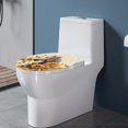 thumbnail image 3 of SEANATIVE Sunflower Horse Butterfly Toilet Seat Covers for Bathroom Easy to Clean Soft Plush Seat Fits Most Toilet Lids Soft Toilet Tank Cover Seat Covers Home Decor, 3 of 6