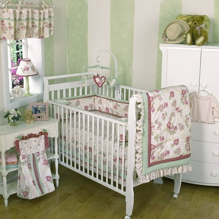 Little Bedding by NoJo - Antique Rose 4-Piece Crib Set