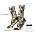 thumbnail image 6 of Honeii Cute Dog Print Adult Socks,Crew Socks,Casual Calf Socks,Daily Wear Socks for Men & Women, Perfect for Sports, Casual and Everyday Use, 6 of 6