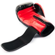 UFC Compact Bag Gloves - L/XL, Red/Black - Heavy Bag Training Gloves for Boxing & Mixed Martial Arts, with Form-Fit Ergonomic Hand Compartment