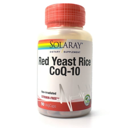 Solaray, Red Yeast Rice + CoQ-10, 90 Veggie Caps