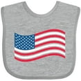 thumbnail image 3 of Inktastic Grunge American Flag Boys or Girls Baby Bib, 3 of 4