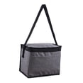 thumbnail image 4 of Bolsa térmica para comestibles, reutilizable, Oxford, con cremallera, para el hogar, lonchera Gris, 4 of 9