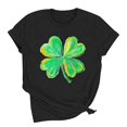 thumbnail image 5 of St Patricks Day Shirt Women Funny Shamrock Shirts Irish St Paddys Day Short Sleeve Tee Tops, 5 of 8