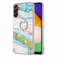 thumbnail image 1 of Marble Pattern TPU Back Cover with Ring Kickstand for 5G Smartphones, 1 of 4
