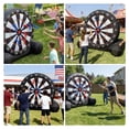 thumbnail image 4 of Inflatable Soccer Dart Board Giant Outdoor Soccer Dart Board with UL Blower, Portable Blow Up Games for Gym Camp Yard Sport Game(Black), 4 of 8