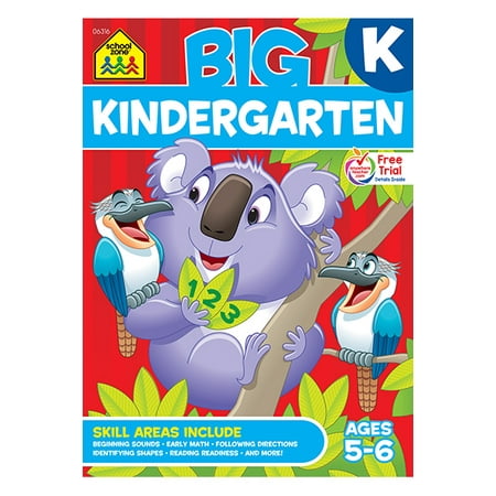 Big Kindergarten Workbook (Best Christmas Gifts For Kindergarten Teachers)