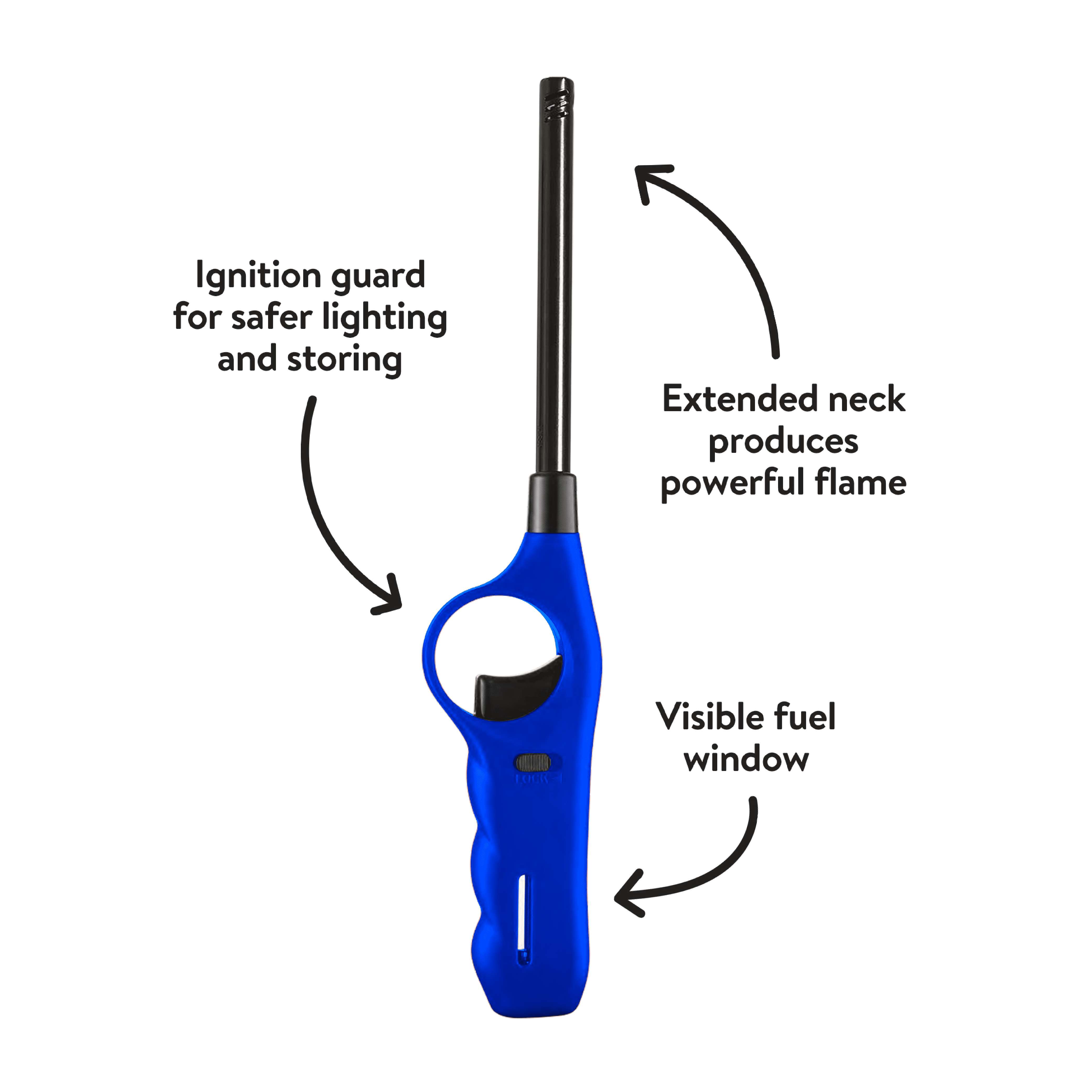 Ozark Trail Multipurpose Bbq Lighter, Blue, 1 Unit