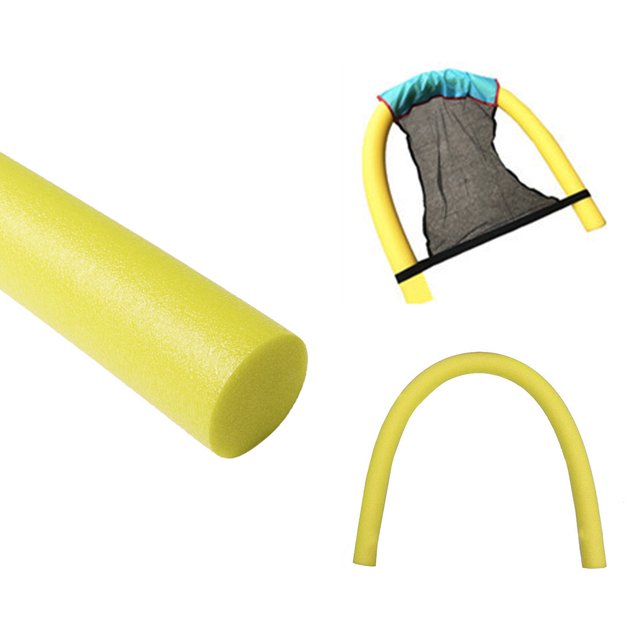 Greeniant Nuevo palo flotante para silla de natación, barra portátil para piscina, barra de anillo, cama, hamaca para nadar en agua, juguete para niños Deportes acuáticos Amarillo Greeniant OD001413-02B