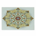 thumbnail image 1 of Mandala Cutting Board, Brooch Inspired Design Mandala Geometric Vintage Design Lively Digital Print, Decorative Tempered Glass Cutting and Serving Board, Small Size, Multicolor, by Ambesonne, 1 of 1