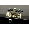 thumbnail image 2 of Kingston Brass KS3952PKX Duchess Mini-Widespread Bathroom Faucet, Polished Brass, 2 of 3