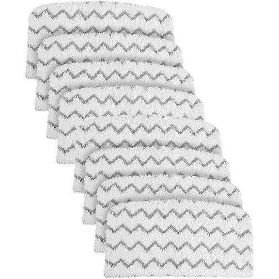 8 Packs of Replacement Washable Cleaning Pads, Fits for Shark Steam Mop S1000 S1000A S1000C S1000WM S1001C