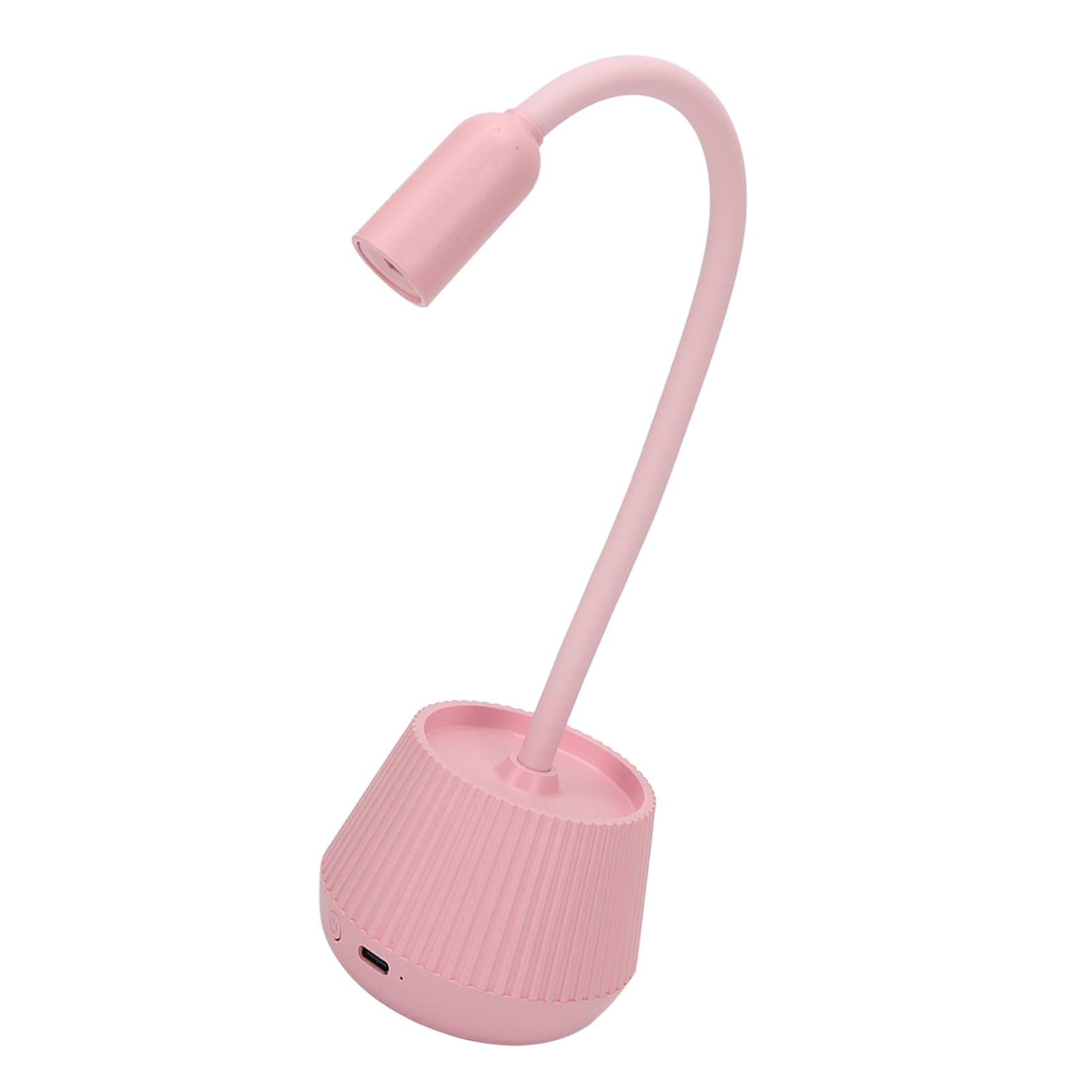 Gooseneck UV Nail Light Fast Drying 2 Gears Timing Gooseneck Manicure Table Lamp for Beauty Salon Pink