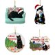 thumbnail image 4 of Navidad gato negro colgante decoración del Partido de Navidad ornamento de la Navidad adornos colgantes de árbol de Navidad decoración 2023, 4 of 4