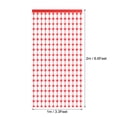 thumbnail image 2 of Bright Red Stars Backdrop Bright Red Curtains 3.3x6.6ft Glitter Star Twinkle Decor Foil Fringe Garland Banner Decorations for New Year Birthday Party Wedding Celebration, 2 of 6