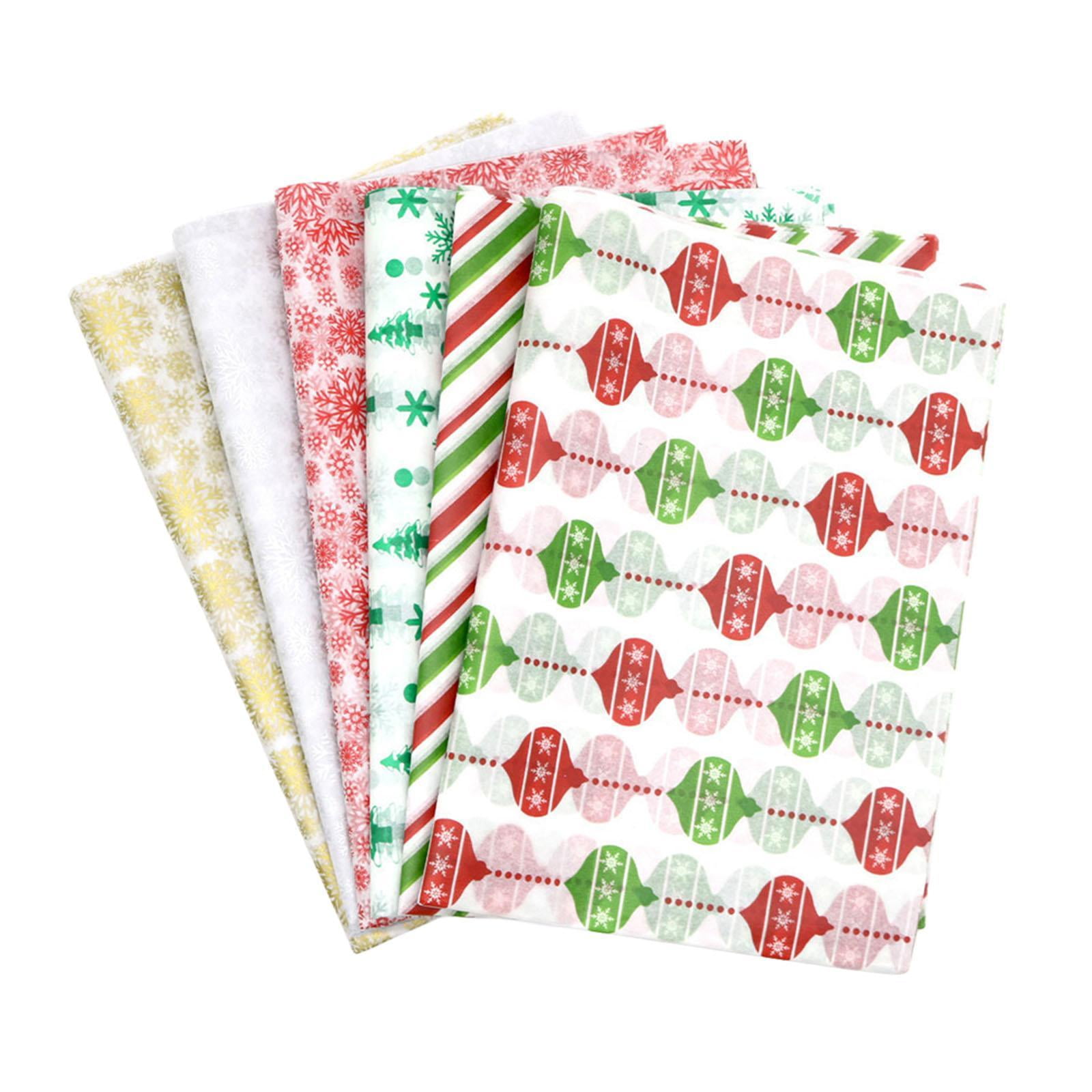Sharprepublic Christmas Tissue Paper Sheets Decor Wrapping Papers for Engagement Valentine
