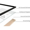 thumbnail image 2 of HAUS AND HUES Black Solid Oak Wall or Tabletop 4x6 Picture Frames Set of 3-4x6 Frames for Pictures, Photo Frames 4x6, Photo Gallery Wall Frame Set, 4x6 Frames Set, Black 4x6 Picture Frames, 2 of 6