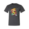 thumbnail image 3 of Colorful Pitbul | People Will Know How Large Your Soul | Dean Russo Art Animal Lover Men's T-Shirt, Heather Black, 5X-Large, 3 of 6