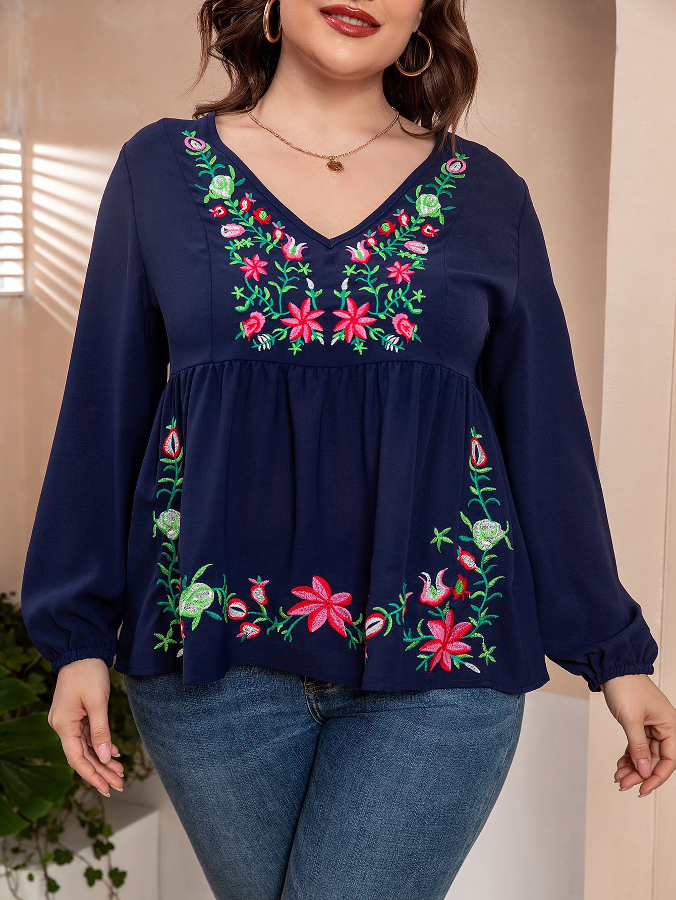 Navy Blue Boho F22009D 