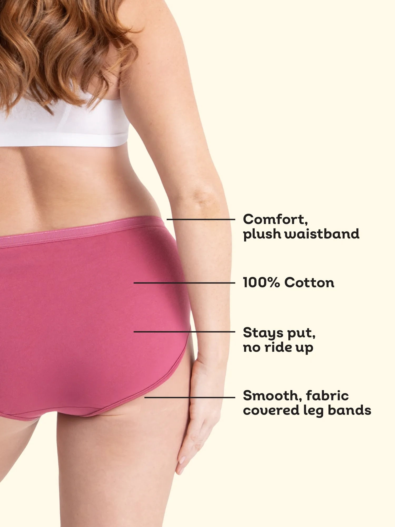 Fruit of the Loom Women's Cotton Brief Underwear, 10-Pack