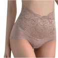thumbnail image 3 of Elabch 100% Cotton Underwear for Women Lace High Cut Panties Full Coverage Briefs Soft Stretch Panties for Women M-3XL, 3 of 4