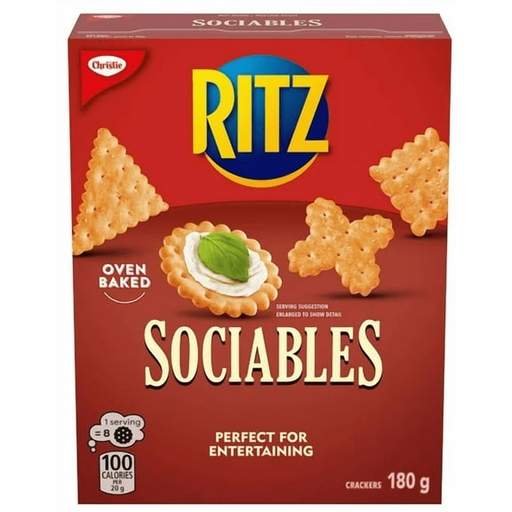 Ritz Sociables Crackers, 180g