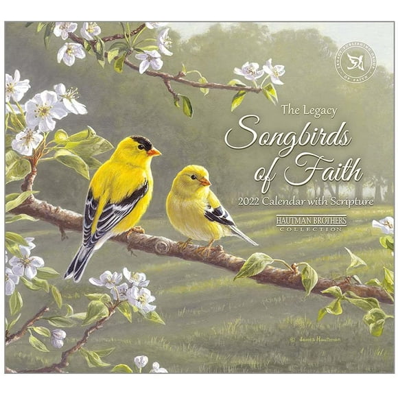 Legacy Publishing Group, Songbirds of Faith Hautman 2022 Wall Calendar