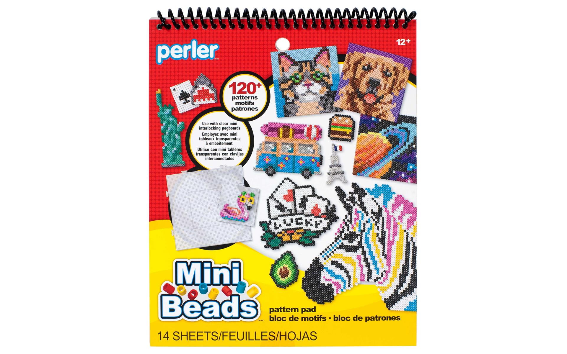 Perler Instruction Pad for Fuse Beads, 86 Patterns, Summertime Fun Piece,  Small