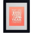 thumbnail image 2 of Trademark Fine Art "Irish Proverb II" Matted Framed Art by Megan Romo, Black Frame, 2 of 3