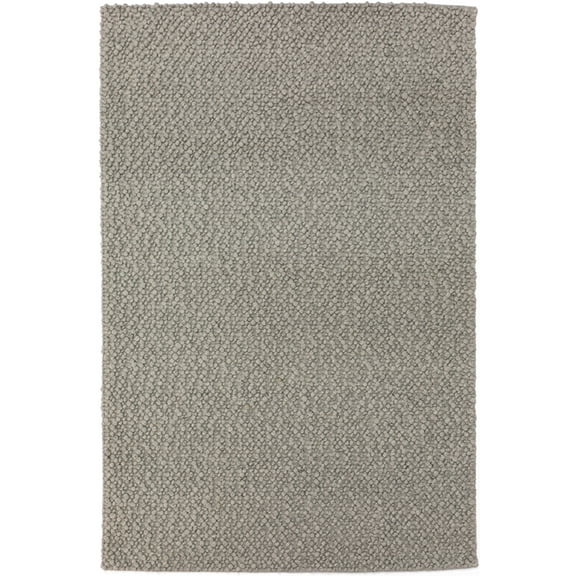 Berkley Lisbon Area Rug GR1 Gr1 Silver Silver Plush Casual 9' x 13' Rectangle