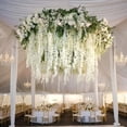 thumbnail image 4 of Artificial Wisteria Hanging Flowers Artificial Flowers Hanging Like Real Artificial Hanging Flowers for Outdoor Balcony Garden Wedding, 4 of 6