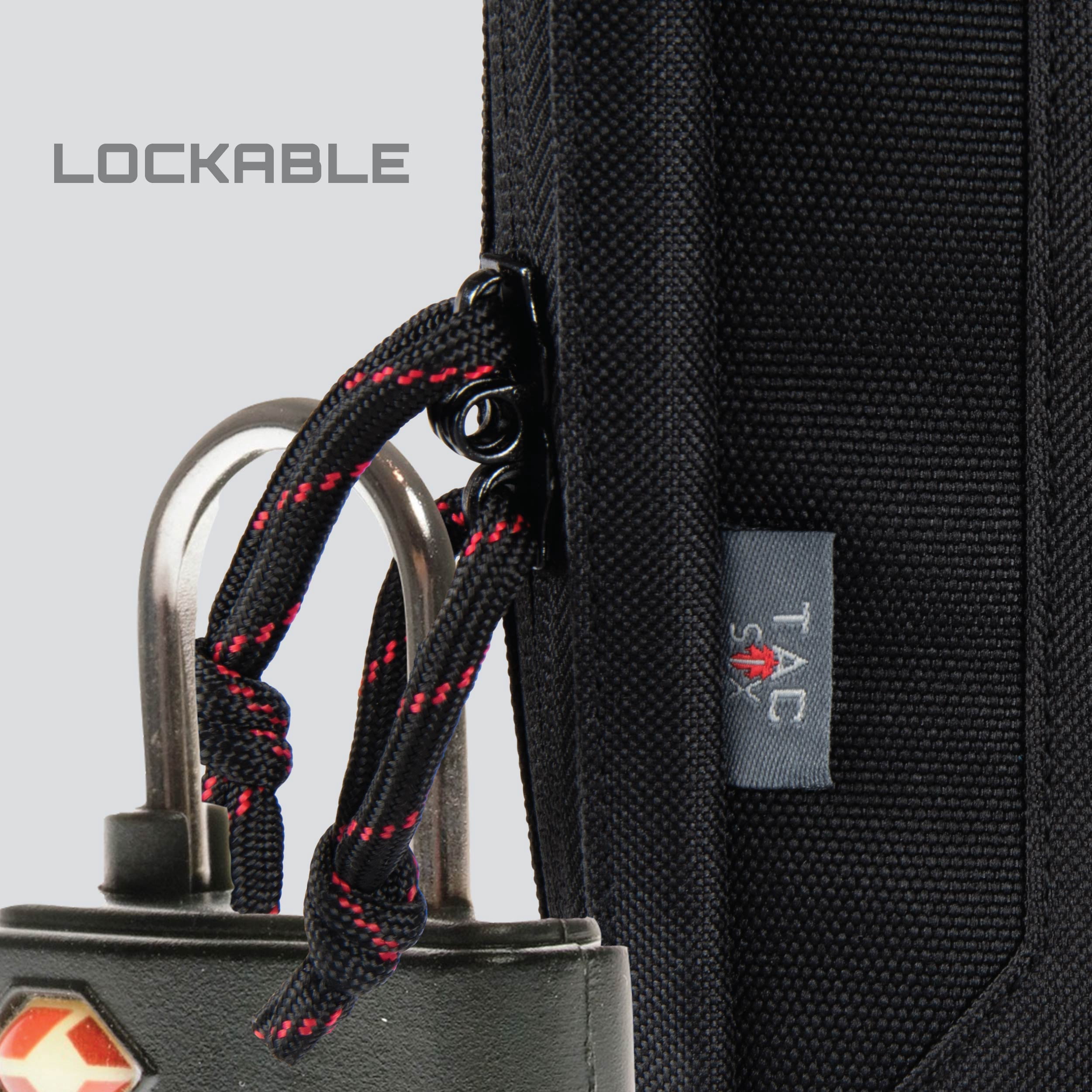 Tac-Six 32 In Lockable Division Gun Case, Black