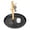 Black, variant on Catchall Tray with Wood Jewelry Rack 3 Hooks Entryway Key Organizer Desk Tray Black/White