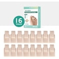thumbnail image 6 of Welnove Hammer Toe Straightener - 16 Pack Broken Toe Wraps - Hammer Toe Corrector for Women - Toe Splints for Crooked Toes, Curled Toes, Bent Toes - (Small, Beige), 6 of 7