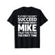 thumbnail image 2 of Playera Para Hombre de Cuello RedondoMIKE Gifts Birthday Presents Funny MIKE, 100% Cotton, Birthday Gift for Mike, S - XXXL, Black Tee For Adult, Men, Women, Teen, Teenager, Adolescent, YouthFather', 2 of 6