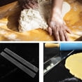 thumbnail image 2 of Acrylic Thickness Gauge 16 Pcs Baking Ruler Measuring Dough Roller Biscuits Rollers Adjustable, 2 of 6