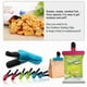 thumbnail image 2 of Crday 9 Pack Large Chip Bag Clips - Assorted Sizes Plastic Food Bag Clips With Heavy Gift, 2 of 4